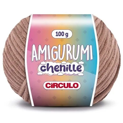 LINHA AMIGURUMI CHENILLE BEGES / MARRONS
